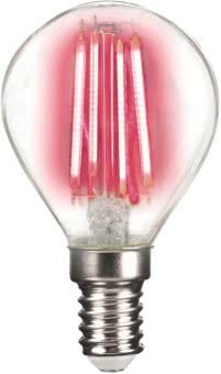 LIGHTME LED-Tropfenlampe 4W rot LM85310